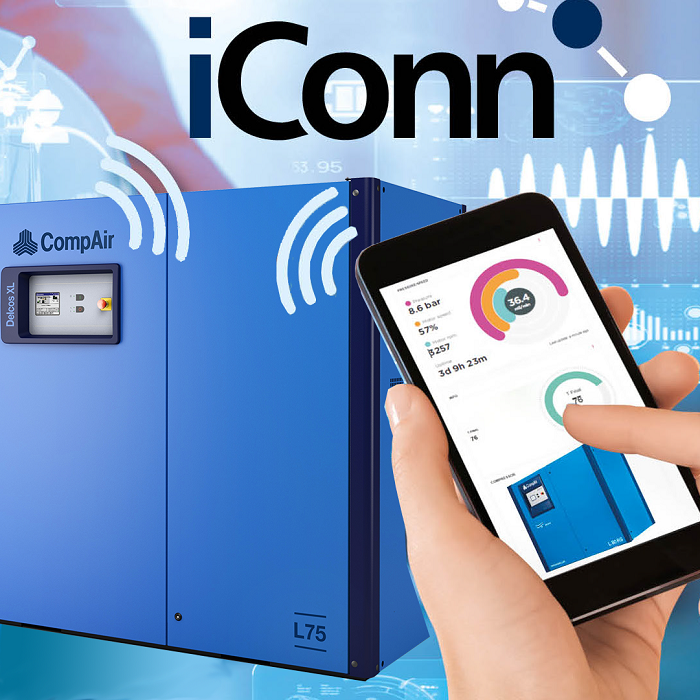 CompAir iConn kompresszor felügyelet